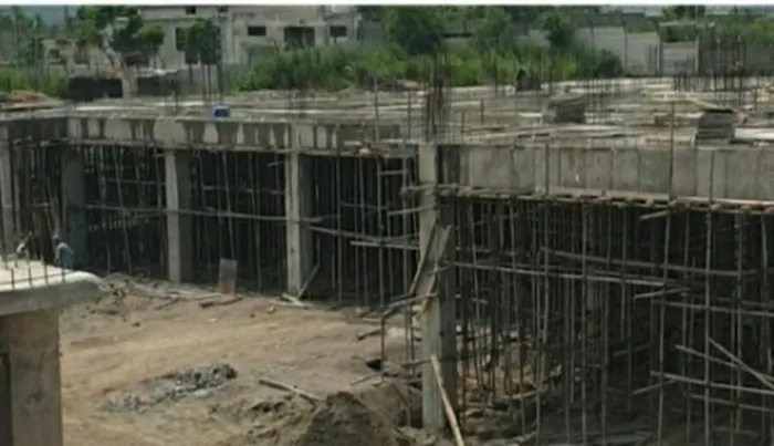 RCC frame under construction by ADK